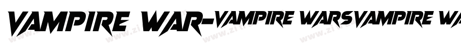 vampire war字体转换
